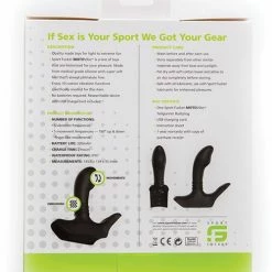 665 Sport Fucker MotoVibe Tailgunner - Black Anal Toys