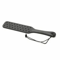 Kink & BDSM 665 High Speed Leather Paddle - Black