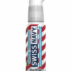M.D. Science Lab Swiss Navy Cooling Peppermint Flavored Lubricant - 1 Oz
