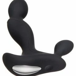 Adam & Eve Adam's Vibrating Triple Probe - Black Anal Toys