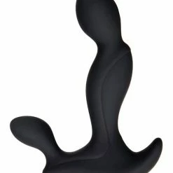 Adam & Eve Adam's Vibrating Triple Probe - Black Anal Toys