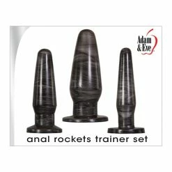 Anal Toys Adam & Eve Anal Rockets Trainer Set - Grey