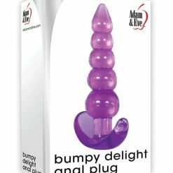 Adam & Eve Bumpy Delight Anal Plug - Purple Anal Toys