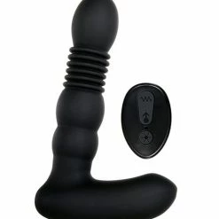 Adam & Eve Eve's Warming Trusting Prostate Probe - Black Anal Toys