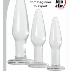 Anal Toys Adam & Eve Glass Anal Training Trio