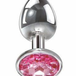 Anal Toys Adam & Eve Pink Gem Aluminum Anal Plug