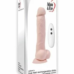 Adam & Eve Adam's True Feel Rechargeable Dildo - Flesh