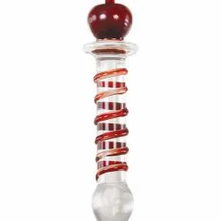 Adam & Eve Eve's Twisted Crystal Dildo - Red