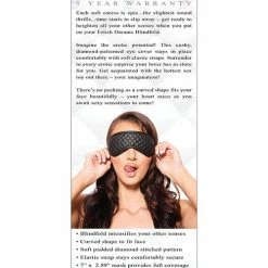 Adam & Eve's Fetish Dream Blindfold - Black Kink & BDSM
