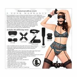 Adam & Eve's Fetish Dreams Advanced Bondage Set - Black