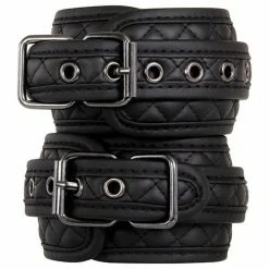 Adam & Eve's Fetish Dreams Ankle Cuffs - Black Kink & BDSM