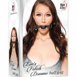 Adam & Eve's Fetish Dreams Ball Gag - Black