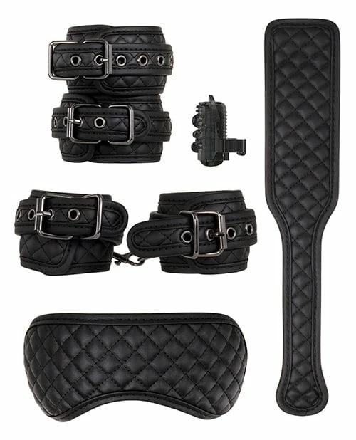 Kink & BDSM Adam & Eve's Fetish Dreams Beginner Bondage Set - Black