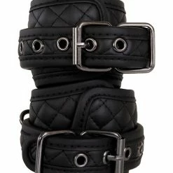 Adam & Eve's Fetish Dreams Wrist Cuffs - Black Kink & BDSM