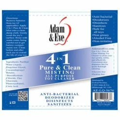 Adam & Eve 4 In 1 Pure & Clean Misting Cleaner