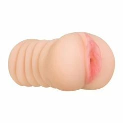 Adam & Eve Adam's Tight Stroker With Massage Beads - Ivory Penis Toys