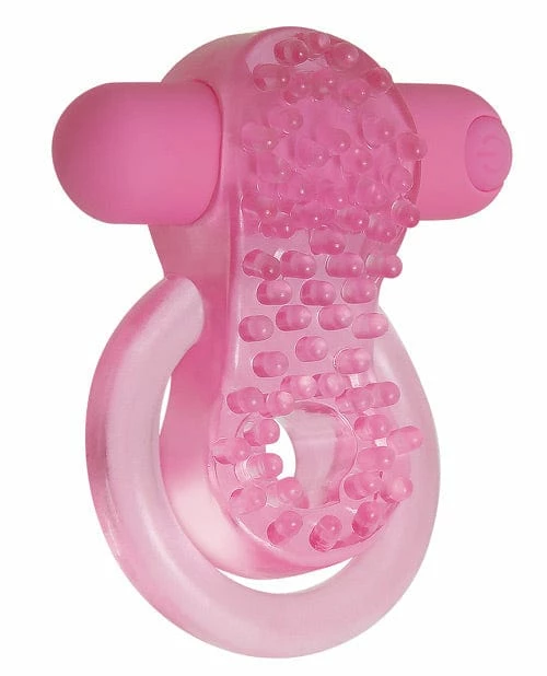 Penis Toys Adam & Eve Couples Enhancer Rechargeable Cock Ring - Pink