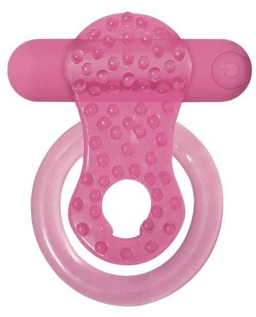 Penis Toys Adam & Eve Couples Enhancer Rechargeable Cock Ring - Pink