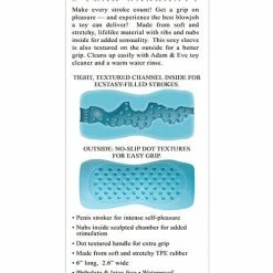 Adam & Eve Gripmaster Stroker - Blue