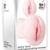 Penis Toys Adam & Eve Juicy Lucy Self Lubricating Stroker - White