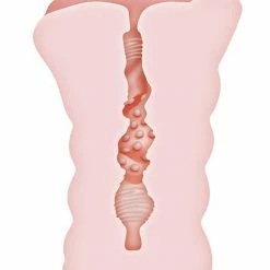 Penis Toys Adam & Eve Juicy Lucy Self Lubricating Stroker - White