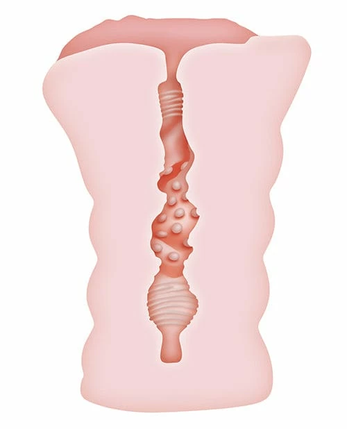 Penis Toys Adam & Eve Juicy Lucy Self Lubricating Stroker - White