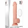 Adam & Eve Adam's Warming Rotating Power Boost Dildo - Light Vibrators