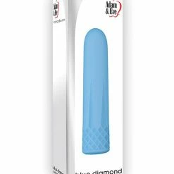 Adam & Eve Diamond Bullet - Blue Vibrators