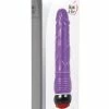 Vibrators Adam & Eve Easy O Realistic Jelly Vibe - Purple