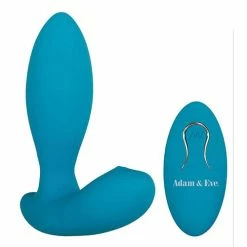 Adam & Eve Eve's G Spot Thumper With Clit Motion Massager - Teal