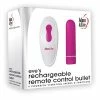 Adam & Eve Eve's Rechargeable Remote Control Bullet - Pink-white