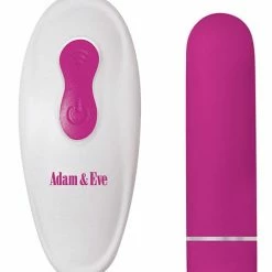 Adam & Eve Eve's Rechargeable Remote Control Bullet - Pink-white