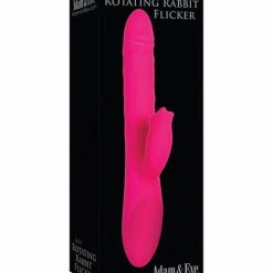 Adam & Eve Eve's Rotating Rabbit Flicker Dual Stim - Pink