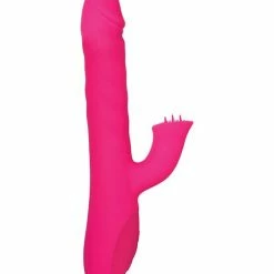 Adam & Eve Eve's Rotating Rabbit Flicker Dual Stim - Pink