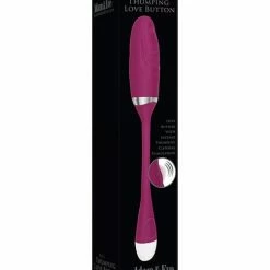 Vibrators Adam & Eve Eve's Thumping Love Button - Burgundy