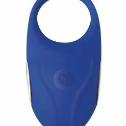 Adam & Eve Rechargeable Couples Penis Ring - Blue