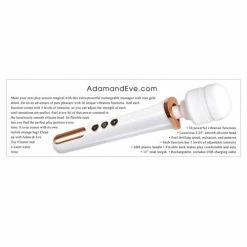 Adam & Eve Rechargeable Magic Massager - Rose Gold Vibrators