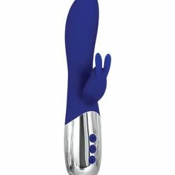 Adam & Eve Royal Rabbit Warming Vibrator - Blue Vibrators