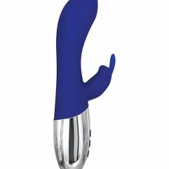 Adam & Eve Royal Rabbit Warming Vibrator - Blue Vibrators