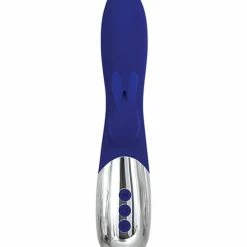 Adam & Eve Royal Rabbit Warming Vibrator - Blue Vibrators