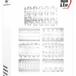 Adam & Eve Super Stretch Tickler Sleeves - Clear