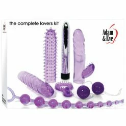Adam & Eve The Complete Lovers Kit - Purple Vibrators