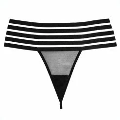 Allure Lingerie Adore Cheeky Chique Black One Size Fits Most