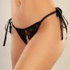 Allure Lingerie Adore Lolita Panty Black One Size Fits Most