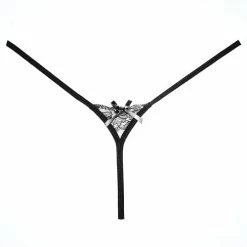 Allure Lingerie Adore Pixie Panty Black One Size Fits Most