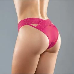 Allure Lingerie Adore Sheer & Lace Desire Panty One Size Fits Most