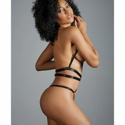 Allure Lingerie Adore Izabel Open Teddy With Dual Waist One Size Fits Most