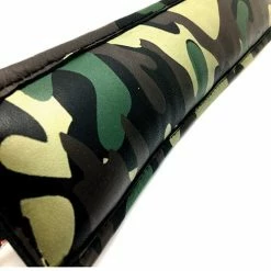 Atlantas Products Sensual Sin Leather Padded Wrist Cuffs - Camo Piping