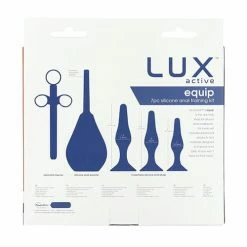 B.M.S. Enterprises Lux Active Equip Silicone Anal Training Kit - Dark Blue