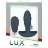B.M.S. Enterprises Lux Active Throb Anal Pulsating Massager With Remote - Dark Blue